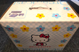 Sega Dreamcast Hello Kitty HKT-3000 BLUE Console Set Rare Tested Working Japan