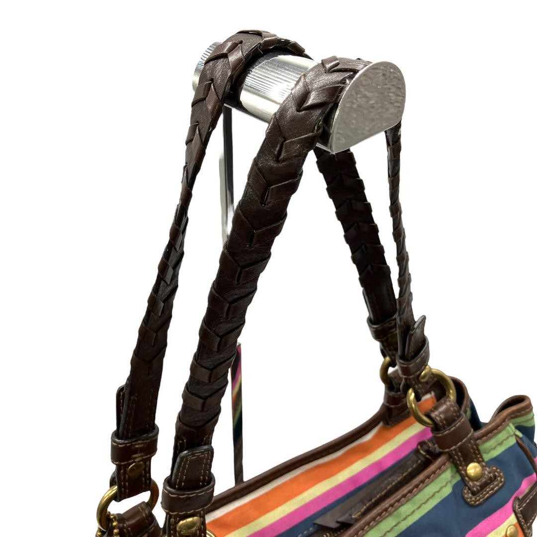 バッグ 1981 Coach Toto Bag Turnrock Multi Color Coach Toto Bag Turnrock Multi Color Authentic Used