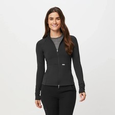 FIGS Contour Knit Scrub Jacket