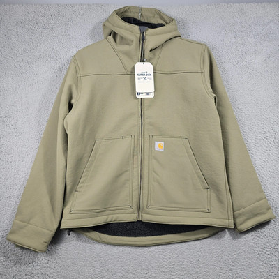 Carhartt Super DUX Hooded Jacket MENS Large Green OUTDOOR Lightweight RAIN NWT