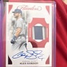 Panini Flawless Alex Gordon Autograph Patch /20 Kansas City Royals Baseball Card