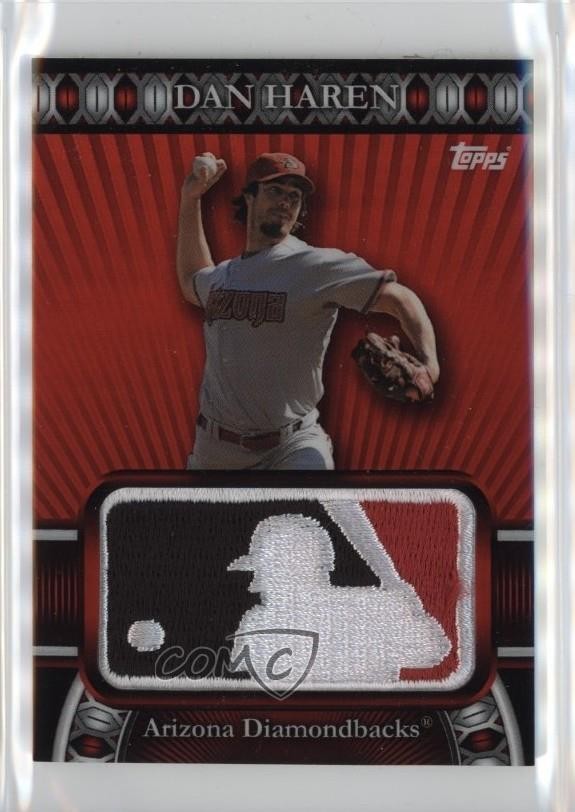 2010 Topps Manufactured Logoman Patch /50 Dan Haren #LM-100 Patch