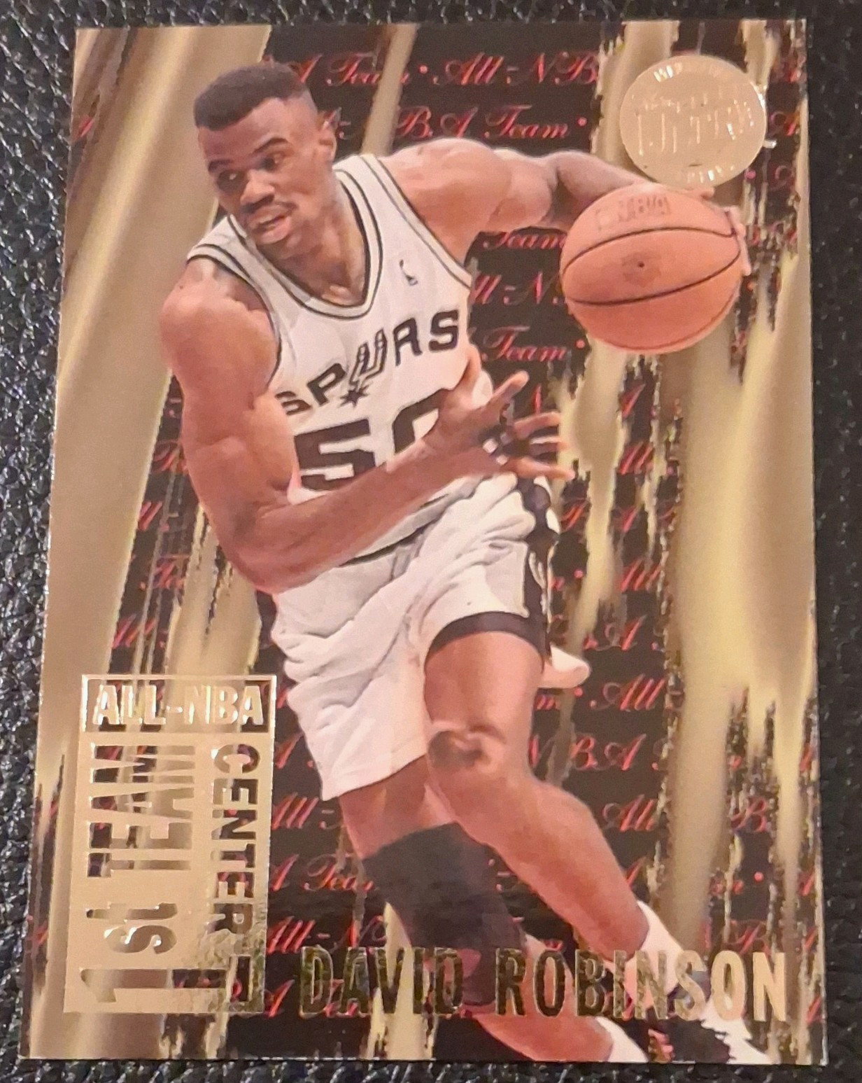 Fleer 1994-95 All-NBA Team David Robinson Spurs #4 of 15 Insert Card
