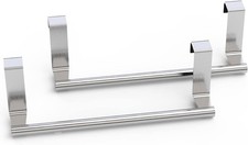 Towel Rack for Cabinet, Strong Steel Kitchen Over Cabinet Towel Bar Holder, 9"