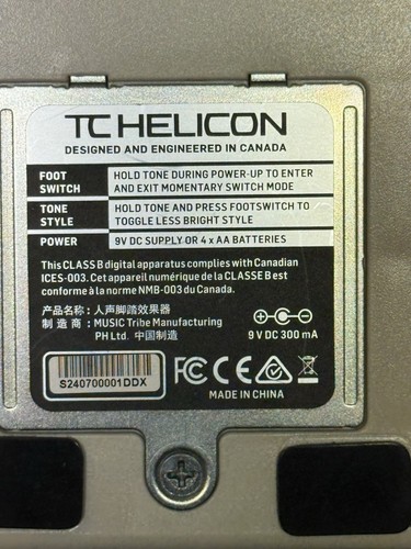TC Electronic Helicon Duplicator Vocal Effects Stompbox with Doubling, - Picture 2 of 3
