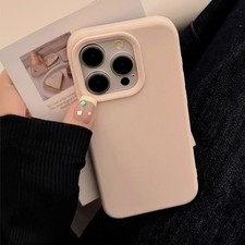 Silicone Case For iPhone 17 16 15 14 Plus 13 12 Pro Max Shockproof Back Cover
