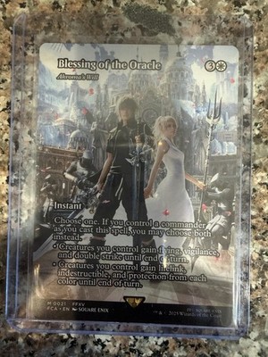 Magic: The Gathering Blessing of the Oracle Instant FFXV Final Fantasy White