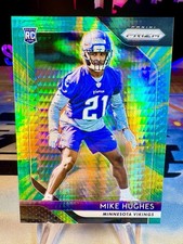 2018 Mike Hughes Panini Prizm Hyper Prizm /275 Rookie Card #253. rookie card picture