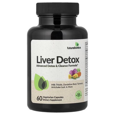 Futurebiotics Liver Detox 60 Vegetarian Capsules Liver Support