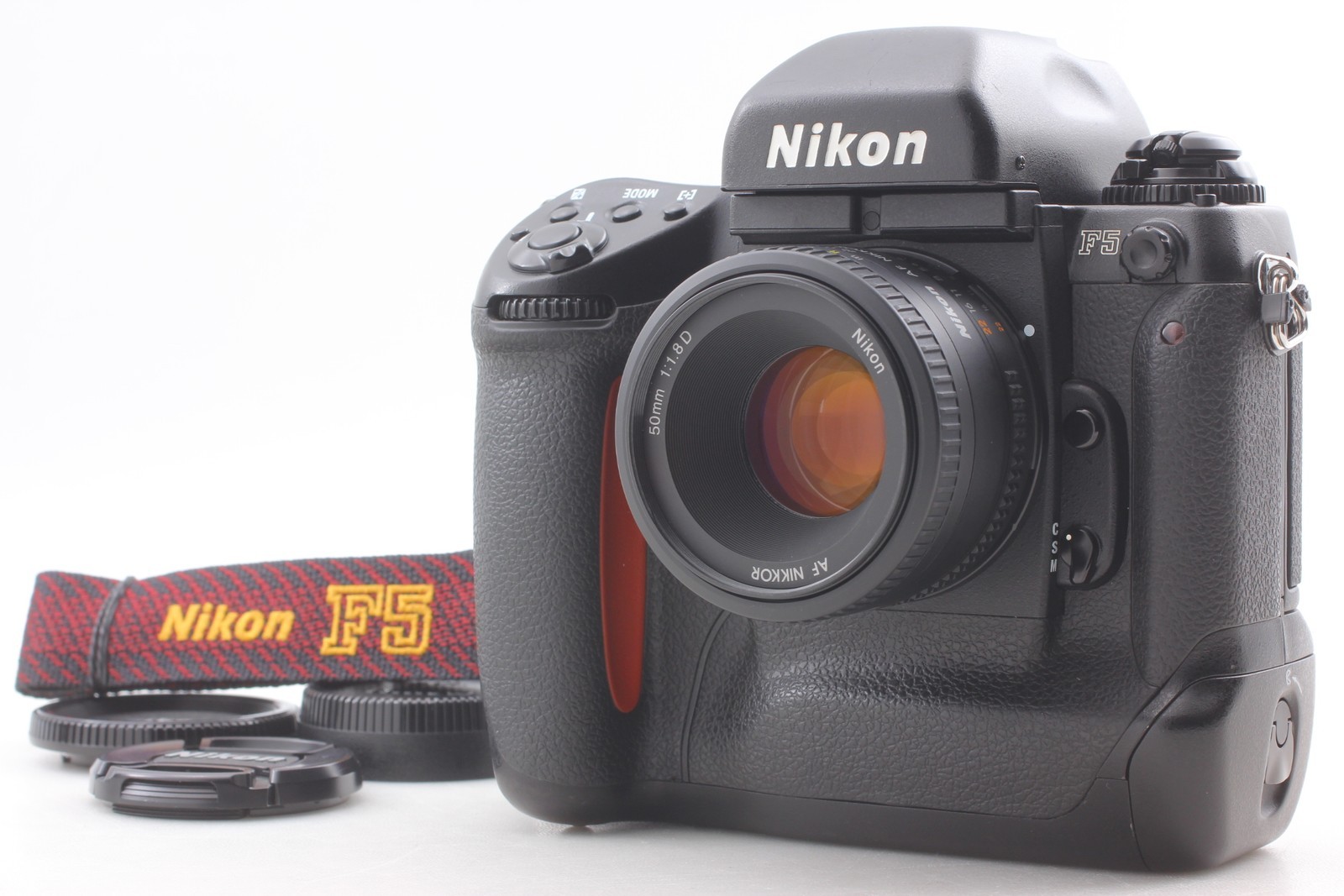 [ Top MINT w/ Strap ] Nikon F5 Black Film Camera af 50mm f/1.8D Lens From JAPAN