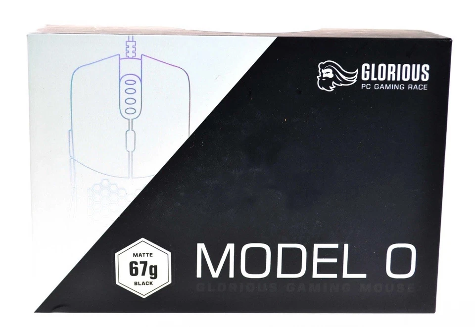 Model O Glorious Gaming Mouse Wired Black 67g RGB 6 Button Programmable - Image 2 of 2