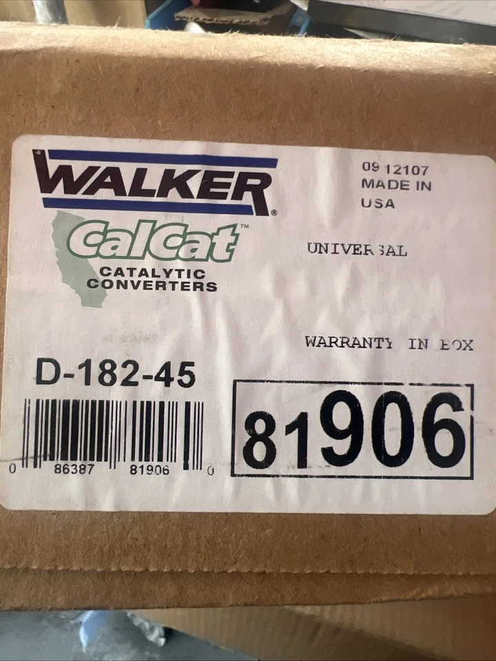 Walker CalCat CARB 81906 Universal Catalytic Converter 2”D  13.5L Made In USA. - Image 3 of 4