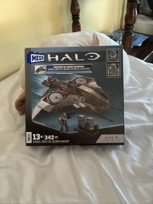 Mega Construx Halo Infinite UNSC Arctic Burn Wasp- Brand New Factory Sealed