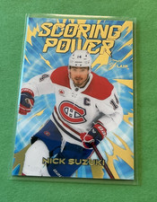 2025-26 Flair Hockey Nick Suzuki Scoring Power #SP-5 Montreal Canadiens
