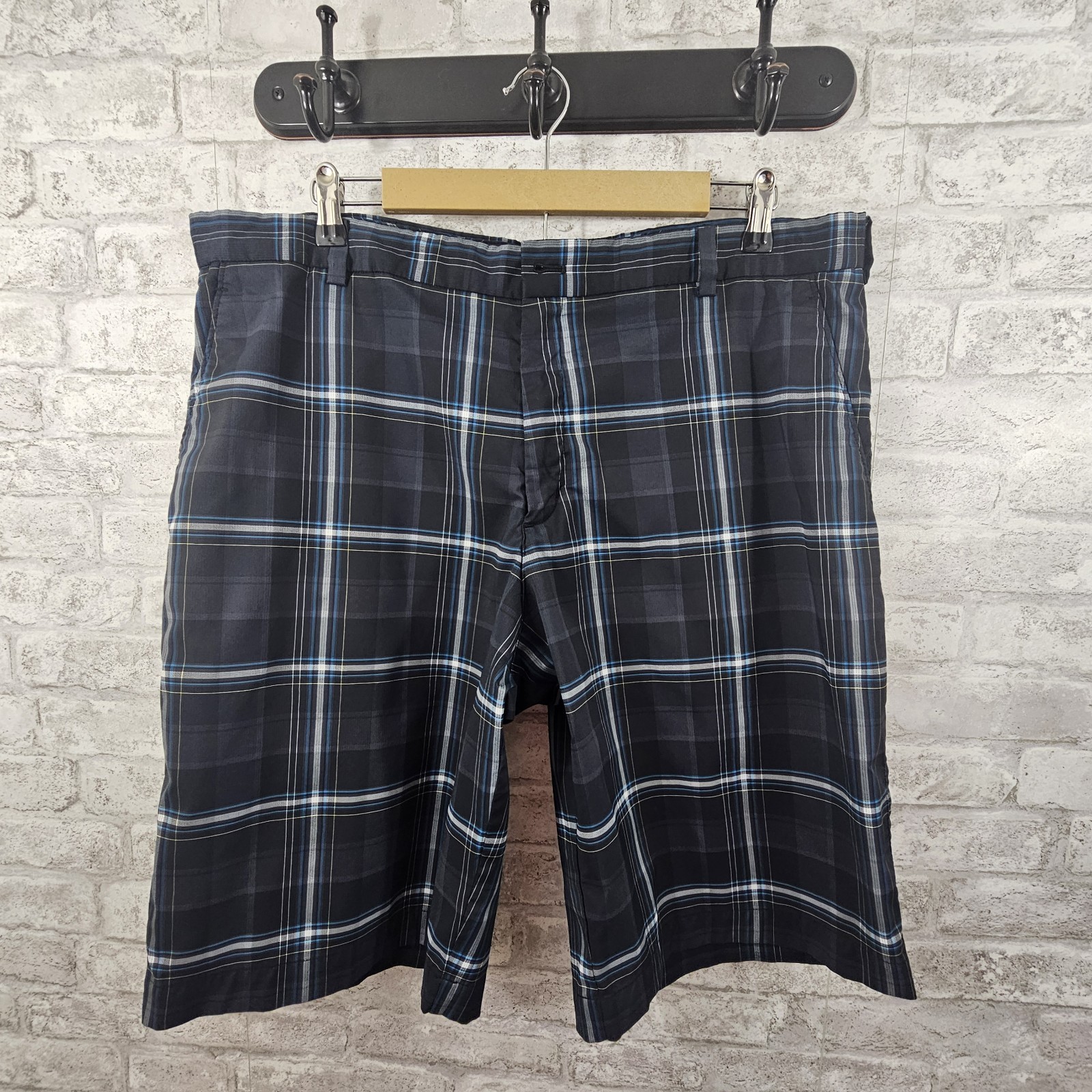 Nike Golf Shorts Men's Size 38 Dri-Fit Plaid