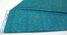 Michael Miller quilt-craft fabric WESTERN TOOLED LEATHER teal 2 yds (ddc-12498)