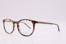NEW NICOLE MILLER ELIZA C01 HAVANA GUNMETAL AUTHENTIC EYEGLASSES 50-18