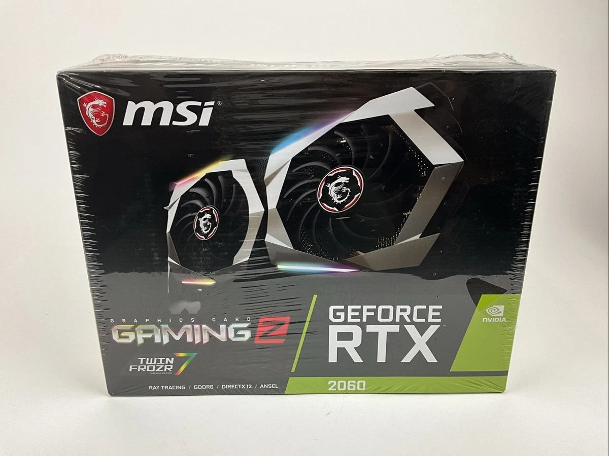 MSI NVIDIA GeForce RTX 2060 NVIDIA Computer Graphics Cards for