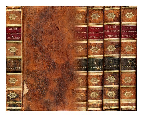 GRIMM, FRIEDRICH MELCHIOR FREIHERR VON (1723-1807) Korrespondenz litt�raire, ph - Bild 1 von 1