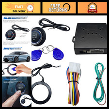 Car Push Engine Start Button Kit - Universal Ignition Switch Easy Install Led Car Push Engine Start Button Kit - Universal Ignition Switch Easy Install Led