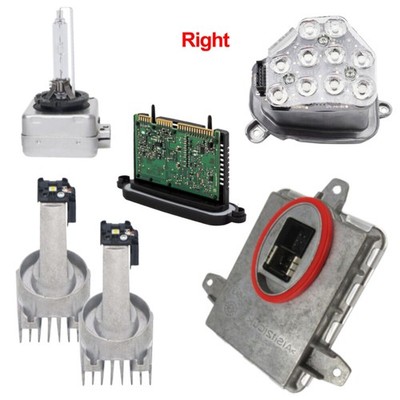 Set 5 Right Power Module LED Headlight AHL For BMW 5 Series F10 F11 F07 D1S Kit
