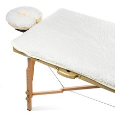 Fleece Massage Table Pad  Face Cradle Set Soft  Comfortable 1/2" Thick Facial
