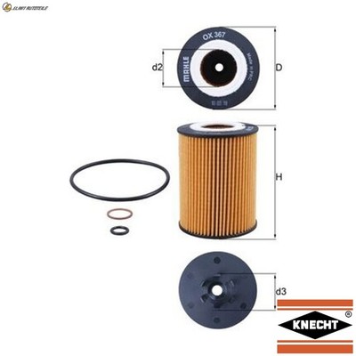 ÖLFILTER OX 367D FÜR MORGAN AEROMAX ALPINA BMW 5/SAV/E3/E61/E60/E66/E67 X5/E53