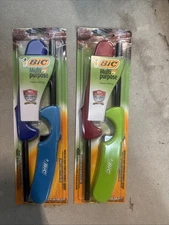 BIC Multi-Purpose Lighter : Dual Pack, Butane Powered, Metal & Plastic Wand(2PK)