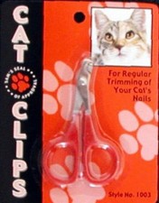 Allary #1003 Cat Nail Clips for Regular Trimming of Your Cat's Nails, Red