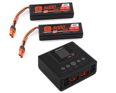 Spektrum RC Smart PowerStage 4S Surface Bundle w/2 Smart G2 2S 50C LiPo Battery