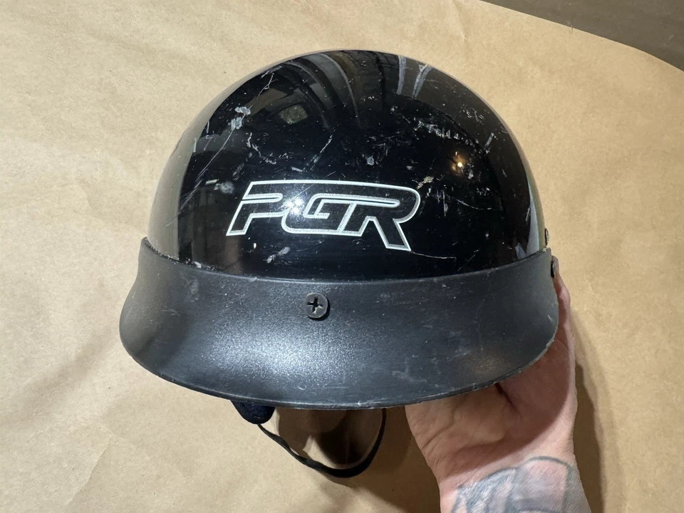 Casco de moto PGR Half Shell usado Foto 3 de 4