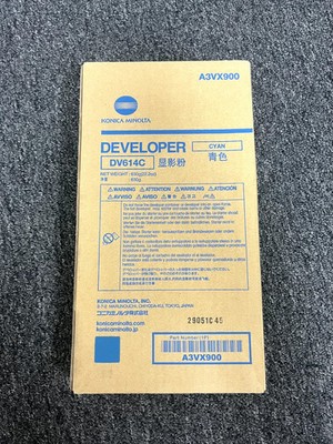 Konica Minolta A3VX900 DV-614C Cyan Developer New sealed box