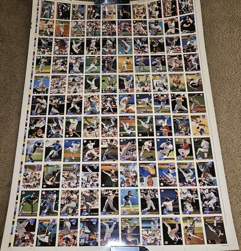 1996 Topps Baseball Uncut Sheet  With Players W. Joyner B.Larkin F.Mcgriff ECT - 第 1/14 張圖片
