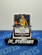 2024-25 Panini Donruss Optic Signature Series Maxwell Lewis Auto #SS-LEW Lakers