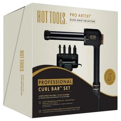 Hot Tools Curl Bar - 4 Barrel Set Black Gold Edition