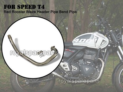 For Triumph Speed T4 RED ROOSTER BLAZE HEADER PIPE BEND PIPE POLISH