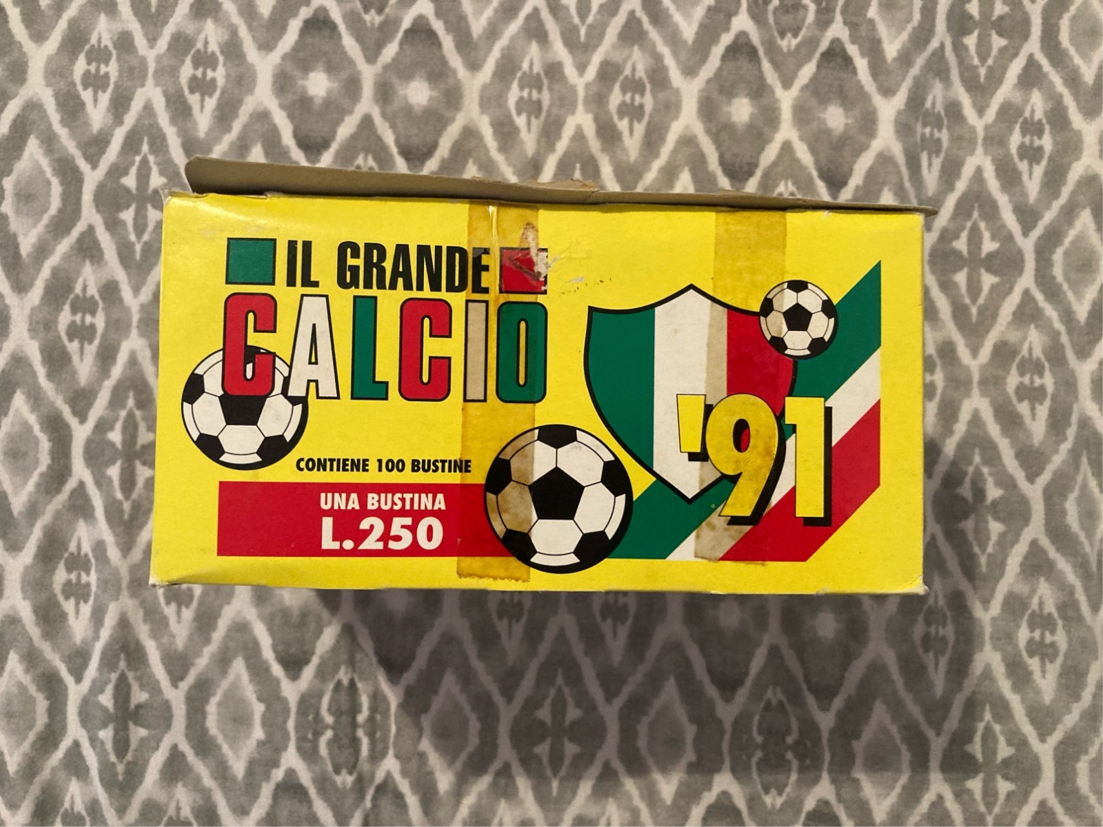 Box Vuoto Grande Calcio Vallardi Originale Leggi Bene Raro 90 91 1990 1991