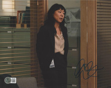 ALI AHN SIGNED 'THE DIPLOMAT' 8x10 PHOTO 2 SHOW ACTRESS BECKETT BAS COA