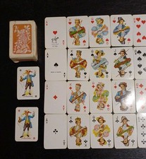 Ancien Jeu de 54 Cartes Miniatures Jeu de "PATIENCE" PIATNIK à VIENNE