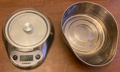 Cuisinart KML-KO3B Kitchen SCALE Precision Stainless Steel Chef Bowl Electronic