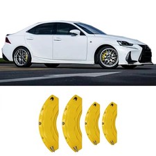 4pcs Yellow Custom Aluminum Car Brake Caliper Covers For Lexus Is Accessories 4pcs Yellow Custom Aluminum Car Brake Caliper Covers For Lexus Is Accessories