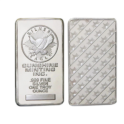 #ad 1 oz Sunshine Minting Silver Bar – .999 Fine Sealed Bullion – Troy Ounce $21.99
