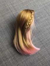 Summer McKinny Wig E Pink Blonde Hair American Girl Doll Custom Replacement