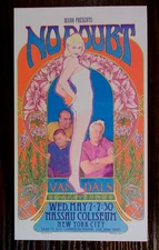 No Doubt w/ Vandals Handbill ~ by Bob Masse ~ concert New York City