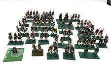 1" 15-25-30 mm Napoleonic figurines, 81 soldiers , horses