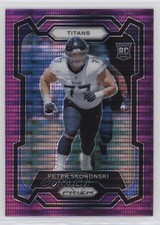 2023 Panini Prizm Rookies Purple Pulsar Prizm Peter Skoronski #395 0c6