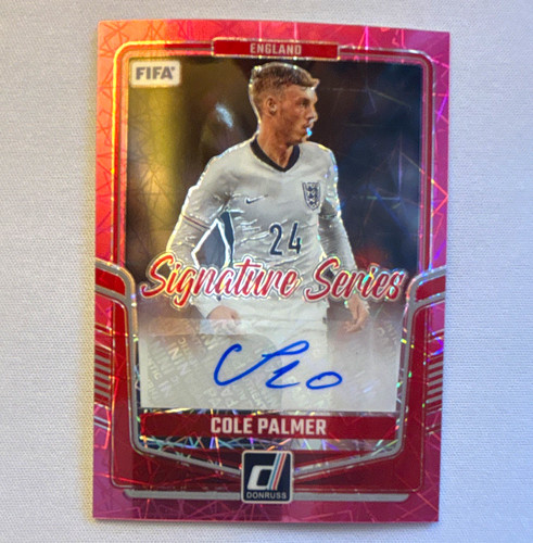 Cole Palmer #SS-CP 2024 Panini Donruss Signature Series card