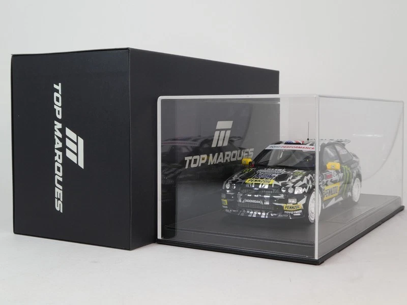 TopMarques Ford Escort RS Cosworth #43 Ken Block Rally 2017 1/18 TOP147C - Immagine 4 di 4