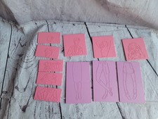 Vintage Tomy Fashion Plates Design Incomplete 11 Tiles Double Sided