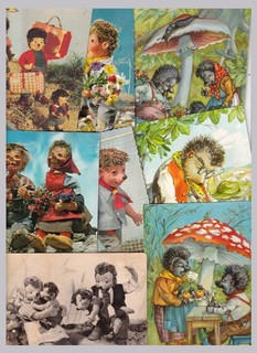 31 Ansichtskarten Motiv MECKI / IGEL ( ohne Diehl )